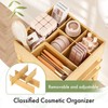 Amazer Bamboo Makeup Organizer with 3 Drawers, Floor Skin Care