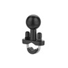 RAM MOUNTS U-Clamp Base Steenbolt 1.5" Ball RAM-231U Black