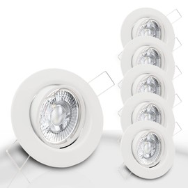 DECORA Recessed Ceiling Spotlight 230 V - Set Includes LED Module 5W Extra Flat 35 mm ET