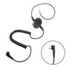 Noise Cancelling Two-Way Radio Over Ear Raceway Black Headset for