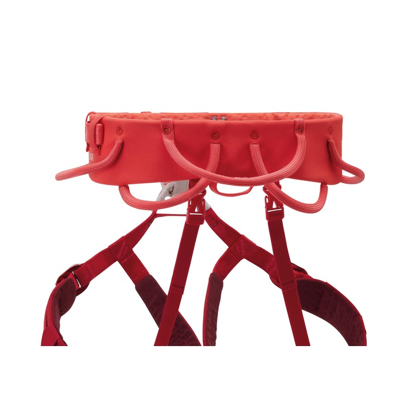 PETZL Women's Luna Climbing Harness, Coral Red, 65-71 cm