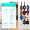HapiRm Over Door Hat Rack - 3 Packs Hat Organizer