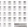 Tinoaly 100pcs Bee Wax Foundation Support Pins, Stainless Steel Beehive