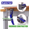KARRYTON 2-Pack Quick Release Ratchet Track Saw Clamps, 6-1/2" Capacity