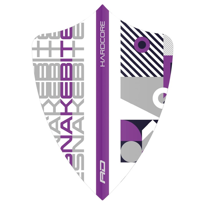 RED DRAGON Peter Wright Snakebite Hardcore Freestyle White Stack Dart