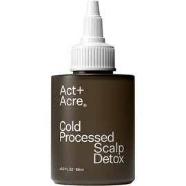 ACT+ ACRE - Aceite de desintoxicación del piel cabelludo procesado en frío, sin sulfatos para el piel cabelludo escamoso, seco y picazón, promueve un cabello más grueso y de aspecto completo