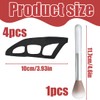 NHQZ Lidschatten Schablone, 5 Artikel Eyeshadow Applicator Tool, Wiederverwendbar Eyeshadow