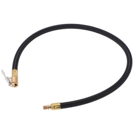 INFINAUTO Tire Inflator Extension Tube 23.62inch M8x0.8 7.8mm ID for Car Motorcycle Bicycle Air Pump Extend Hose Adapter Tire Valve Nylon Black Durable