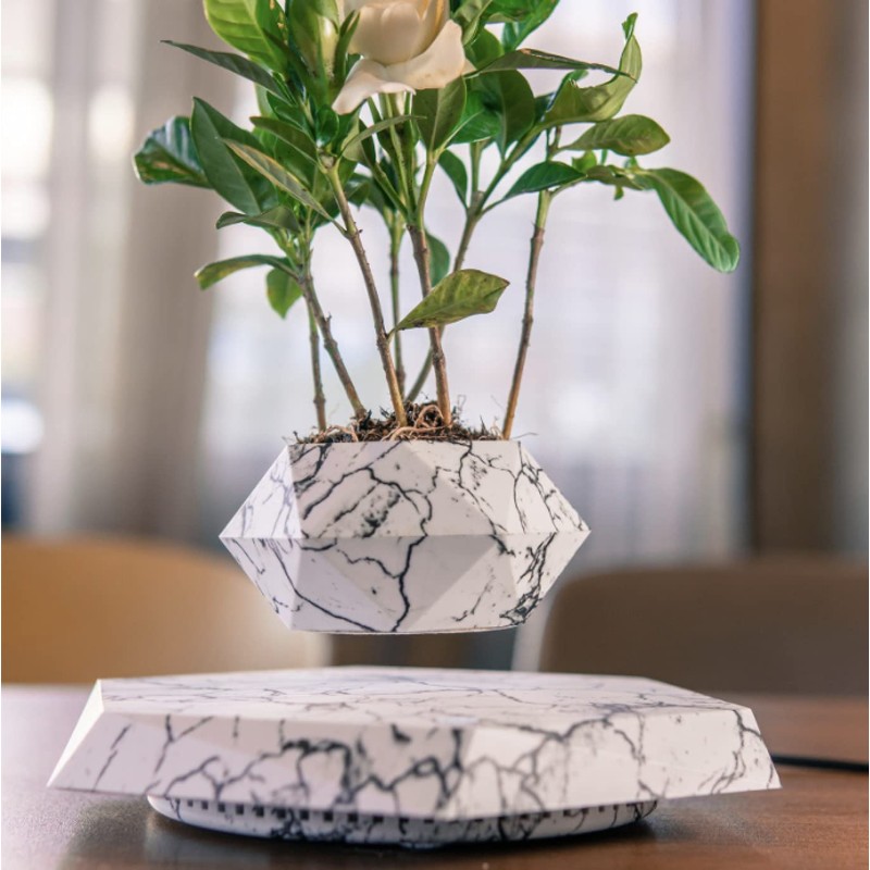 KIYOMING Floating Plant Pot Planter Suspension Air Bonsai Pot Flower