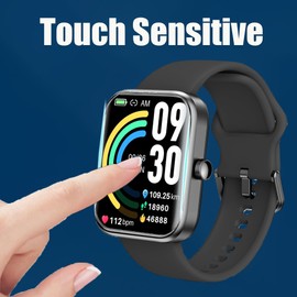 Lamshaw Compatible for KALOC 1.58" Fitness Tracker Screen Protector, [6 Pack] Full Coverage TPU Clear Film Compatible for KALOC 1.58" Fitness Tracker Smart Watch (6 Pack)