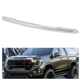 KUAFU Hood Molding Trim Moulding Compatible with 2021-2024 GMC Yukon/Yukon XL Replacement for 84835786 GM1200772 Front Upper Hood Trim Panel Molding Assembly - Chrome