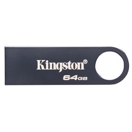 Kingston DataTraveler SE9 Gen 3 - 64GB - 220MB/s read - Metal - USB 3.2 Gen 1 - Dark Nickel