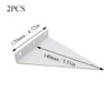 Pack of 2 Floating Shelf Brackets, Triangular Wall Bracket, Shelf