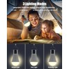 ZGAYERA Solar Rechargeable Light Bulbs Indoor，Chicken Coop Light, Camping Accessories,