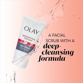 Olay Regenerist - Limpiador facial y exfoliante desintoxicante de poros, 5 onzas (paquete de 3)