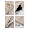 JMIERR Mens Linen Pants Elastic Waist Casual Linen Loose Boho