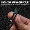 KeyUnity KM03 - Llavero de titanio con clip para cinturón