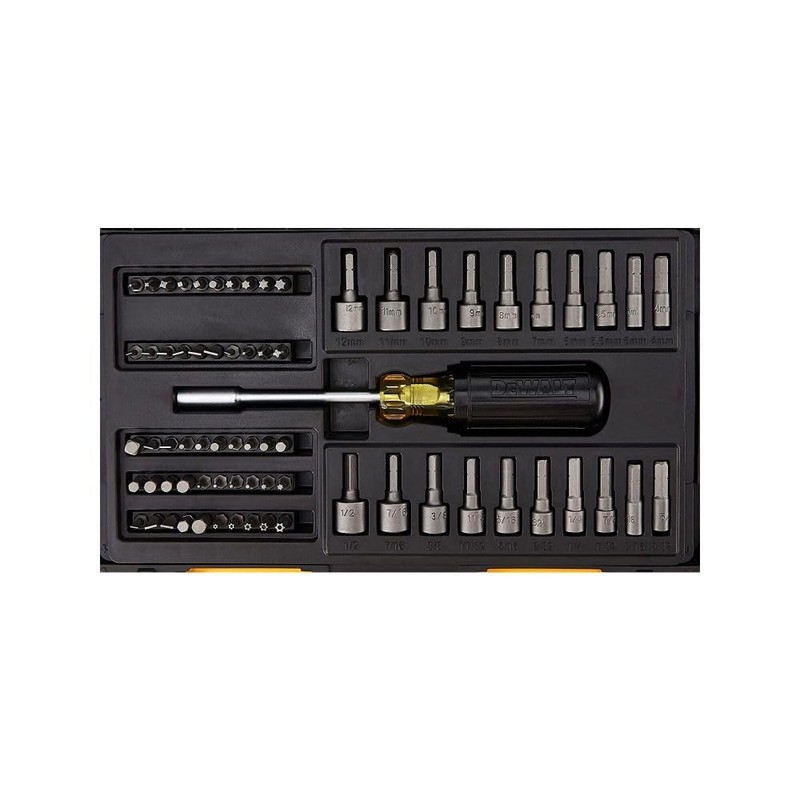 DEWALT Screwdriver Bit Set with Nut Drivers, 71-Piece (DWMT73808)