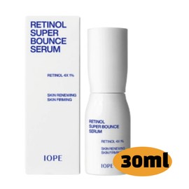 IOPE 아이오페 레티놀 슈퍼바운스 세럼 30ml 7일효과 모공부위 피부탄력 Iope Retinol Super Bounce Serum 30ml 7-Day Effect Pore Area Skin Elasticity [30ml]
