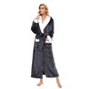Devirld Plush Robes Fleece Womens Robe, Fuzzy Fluffy Women's Bathrobe
