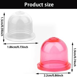 Xinghonyac 8Pcs Primer Bulb Replacements,Primer Bulb Replacements for Trimmer, Hedge Cutter, Gas Blower, and Brush Compatible with Homelite, Craftsman, Roybi, and More