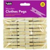 Habit 36 LARGE 7CM WOODEN PEGS CLOTHES HANGING WASHING LINE