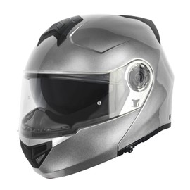 VCAN VX28 Full Face Modular Flip-Up Motorcycle Helmet ECE & DOT Approved, Coolmax Cheek Pad & OTG Ready