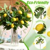 Giegxin 6 Pcs Artificial Lemons Tree Branches 18 Inch Faux