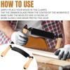 WILLBOND 2 Pcs 8 Inch Draw Shave Knife Set Draw