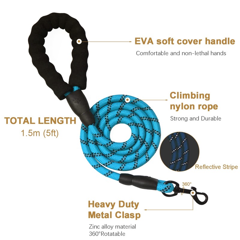 No Pull Dog Harness for Medium Large Dogs Adjustable Reflective