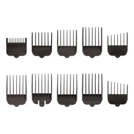 WAHL Professional Animal Attachment Guide Comb 10-Pack Grooming Set (Fits only with Wahl's Show Pro Plus, Color Groom, Stable Grip, Iron Horse, Pro Ion, U-Clip, & Deluxe U-Clip Clippers) (3173-500)