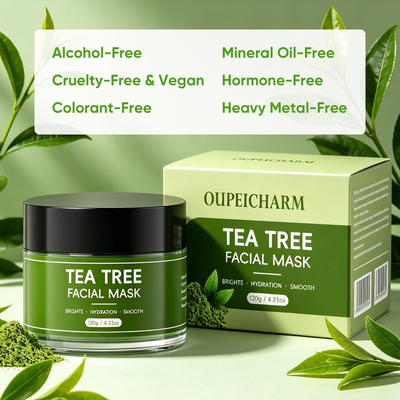 Green Tea Clay Mask | Antioxidant Green Tea Clay Mask
