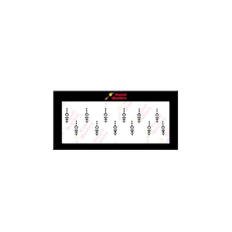 Comet Busters Black Designer Bindis
