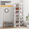 MAGIC UNION Rotating Shoe Rack Tower 7 Tier Organizer, Vertical