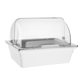 nisbets limited Olympia Kristallon PC Rolltop Cover - GN 1/2