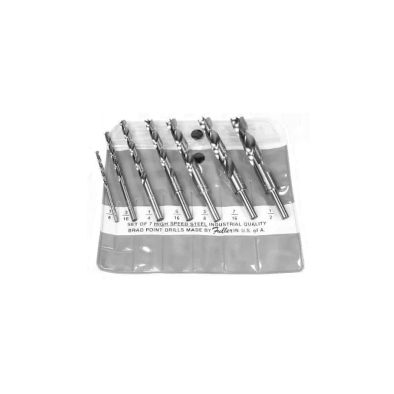 9 Pc set of Metric Brad Point Drills 2.0mm -