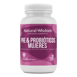 Probióticos Mujer  Prebióticos  180 Caps  10 Billones por cápsula  Probióticos Mujer  Suplemento Alimenticio  Apoyo al Bienestar Digestivo y Femenino 