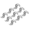 uxcell 25Pcs 5/8 Inch Rigid Pipe Straps, One Hole Straps