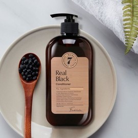 (1+1) Food Aholic Real Black-7 Conditioner 500ml / Mildly Acidic Black Food Keratin Rinse / (1+1)푸드어홀릭 리얼 블랙-7 컨디셔너 500ml 약산성 블랙푸드 케라틴 린스