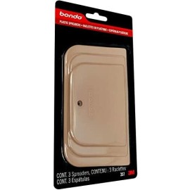 Bondo Plastic Spreaders, 3 Different Sizes