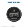Runleader Digital Hour Meter AC 6V to 85V & DC