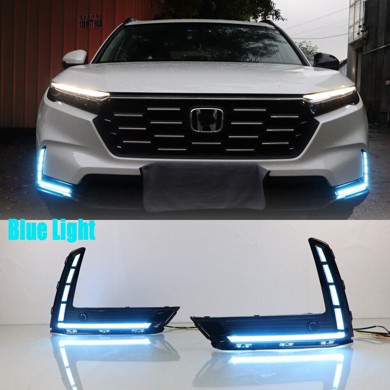 For Honda CR-V CRV 2023-2025 2pcs LED Fog Lamp Daytime