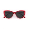 MUDIWRLO Cat Eye Sunglasses for Women Trendy TR90 Sun Shade
