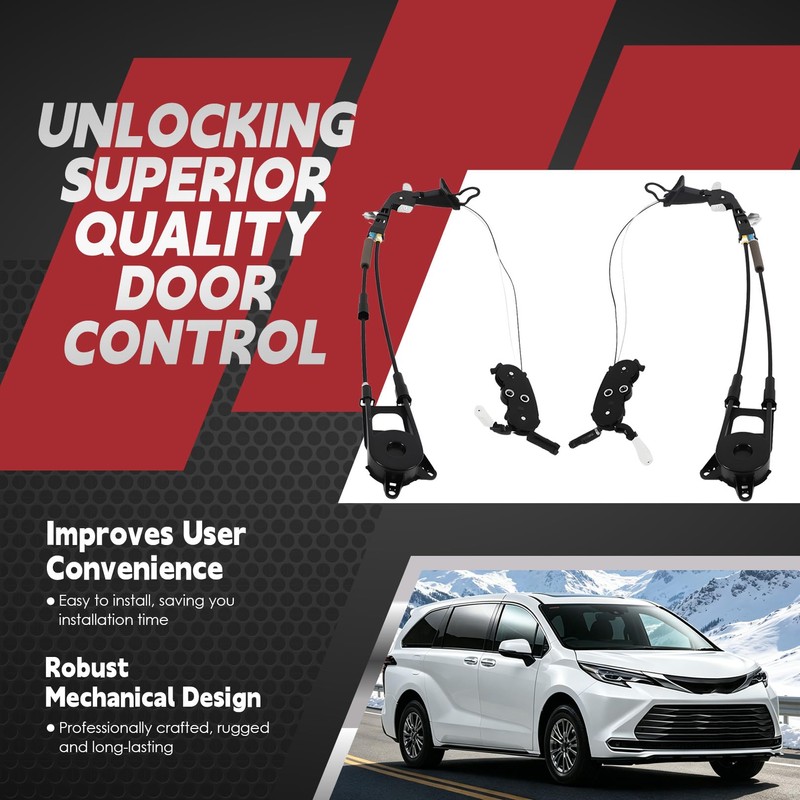 Left & Right Sliding Door Cable Assembly Compatible with Sienna