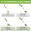 Compatible with Greenworks 24V12'' and 40V13'' String Trimmer, Replacement Spool
