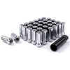 DCVAMOUS 32 PC 14x1.5 Lug Nuts Chrome 7-Spline Compatible with