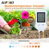 Aupoko Digitaler 3-in-1 Bodentester mit Doppelsonde für die Präzisionsmessung von