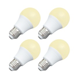 Wirleben AC/DC12V LED Light Bulb 3W Warmwhite, Low Voltage DC12V 48V 60V E26 Light Bulb for Outdoor Post/Porch Lamp,Off Gird Cabin Lights,RV,Boat,Camping Lights, 4-Pack (Warmwhite)