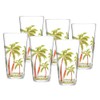 KLIFA- HOLIDAY- 16.2 ounce, Set of 6, Plastic Palm Tree