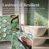 MOP Green Hexagon Mother of Pearl Backsplash Tile 1 Sheets